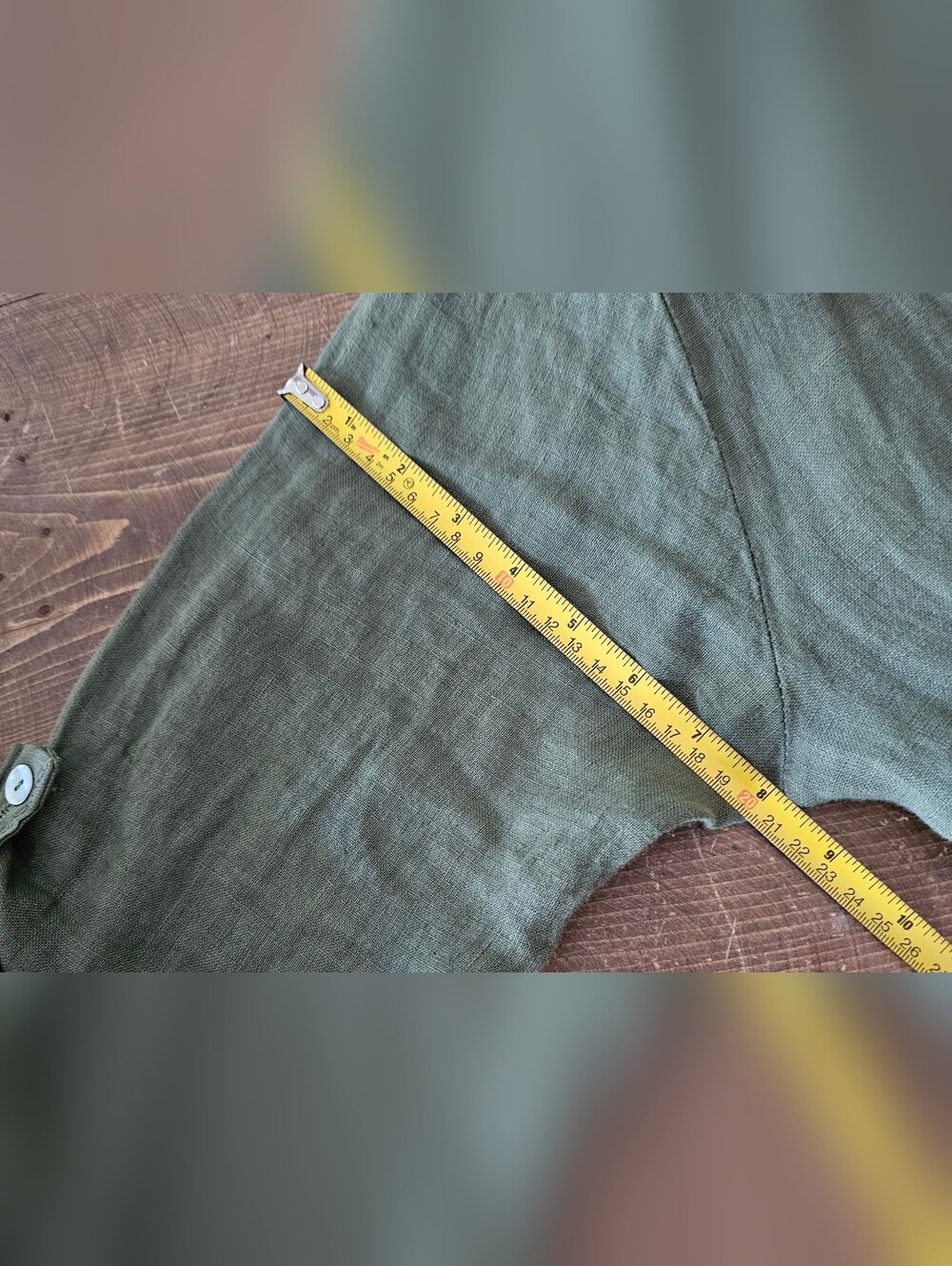 Flowy Linen Lagenlook Cardigan Duster - Picture 11 of 11